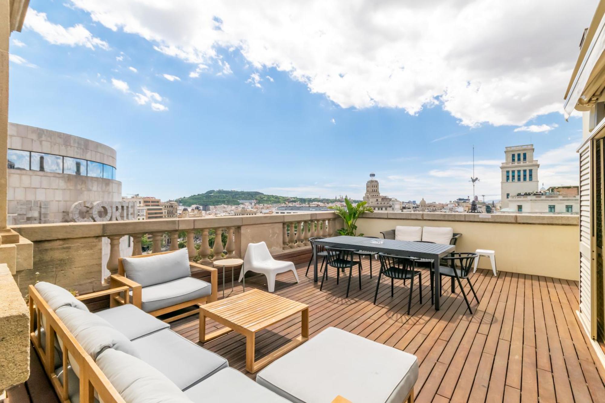 Unique Rentals - Placa Catalunya Central Apartments Barcelona Bagian luar foto